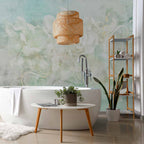 Pastel Floral Abstract Pattern Wall Mural