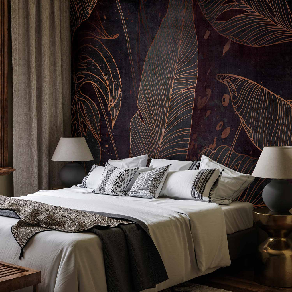 Leaf Maze Nature Wall Mural