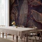 Leaf Maze Nature Wall Mural