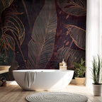 Leaf Maze Nature Wall Mural