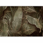 Leaf Labyrinth Botanical Wall Mural