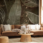 Leaf Labyrinth Botanical Wall Mural