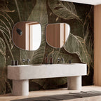 Leaf Labyrinth Botanical Wall Mural