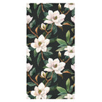 White Magnolia Floral Wallpaper