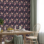 Pink Grass Floral Nature Wallpaper