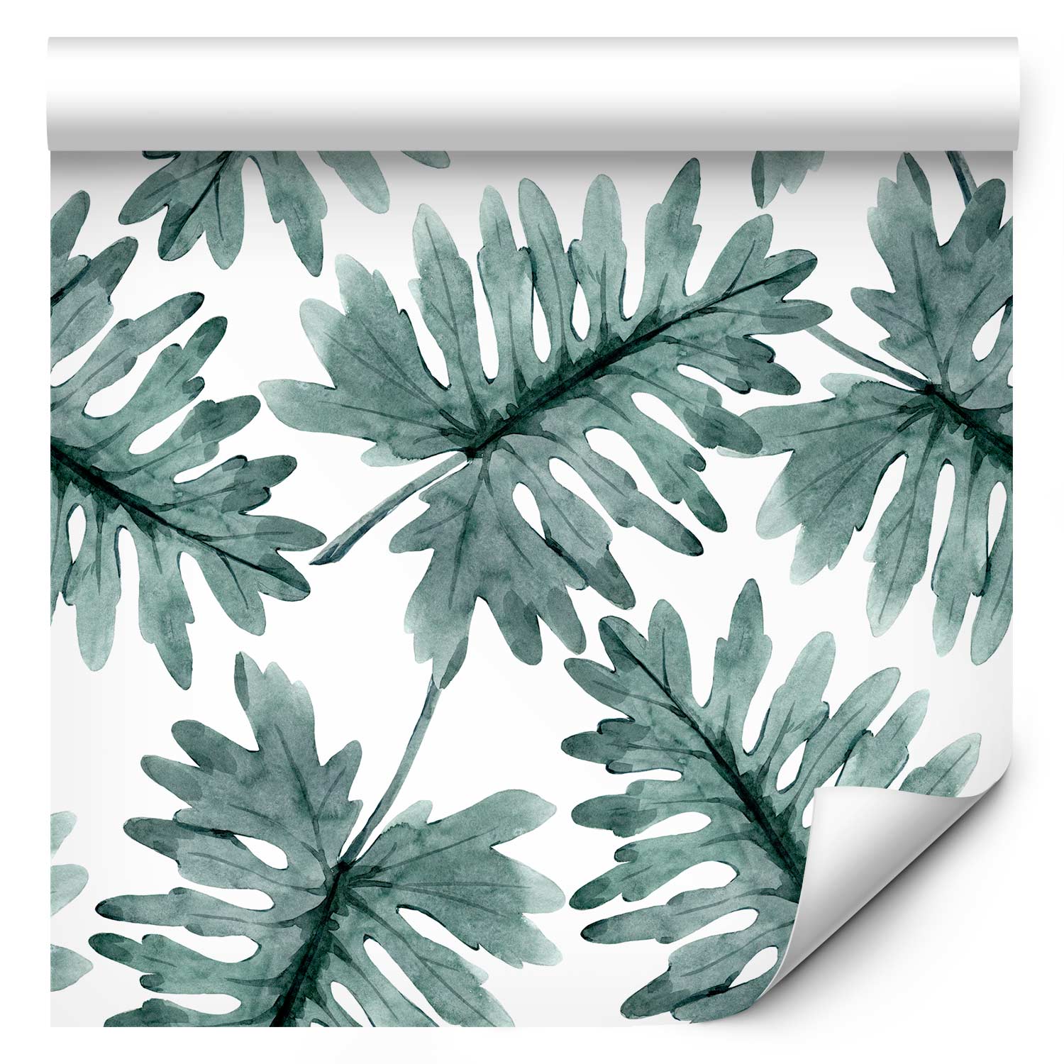 Leafy Wallpaper Pattern - Dance of Leaves