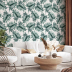 Leafy Wallpaper Pattern - Dance of Leaves