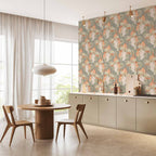 Exotic Bouquet Floral Wallpaper