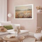 Impressionist Meadow Pastel Landscape Poster