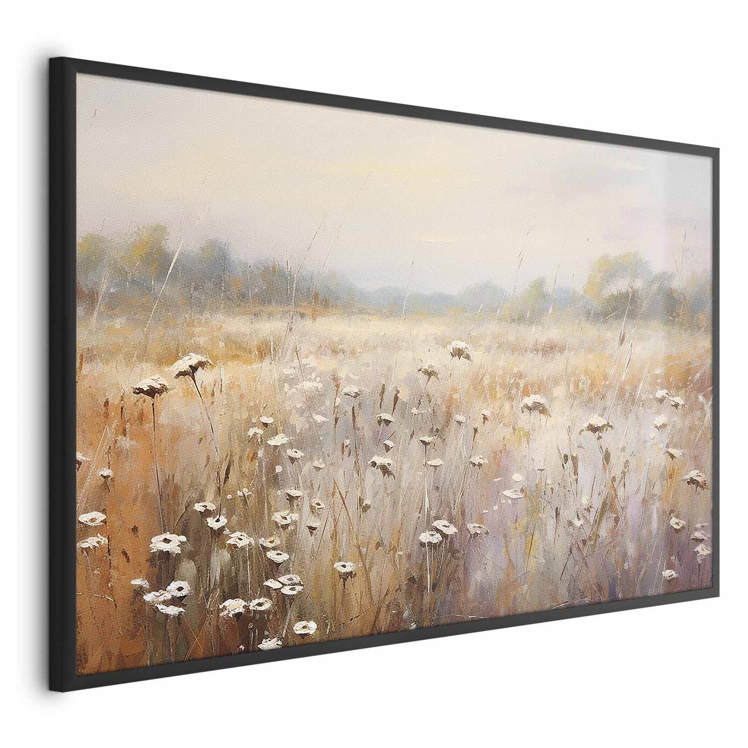 Impressionist Meadow Pastel Landscape Poster