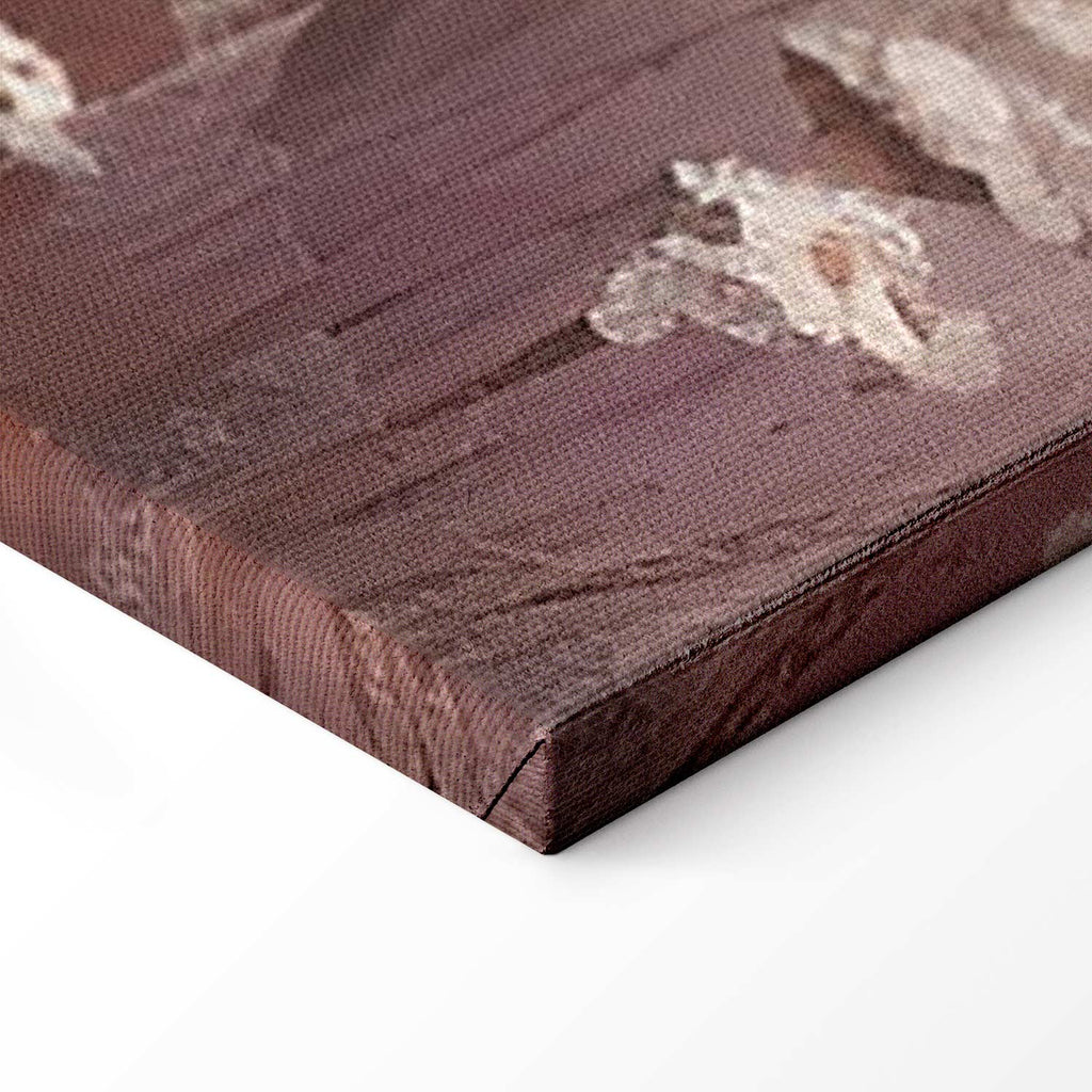 Impressionist Meadow Pastel Landscape Canvas Print