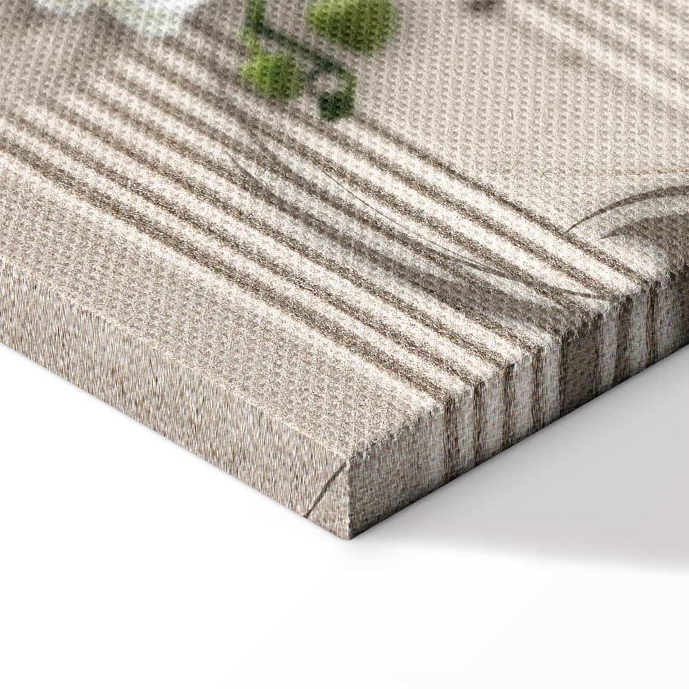 Sand Orchid Abstract Canvas Print