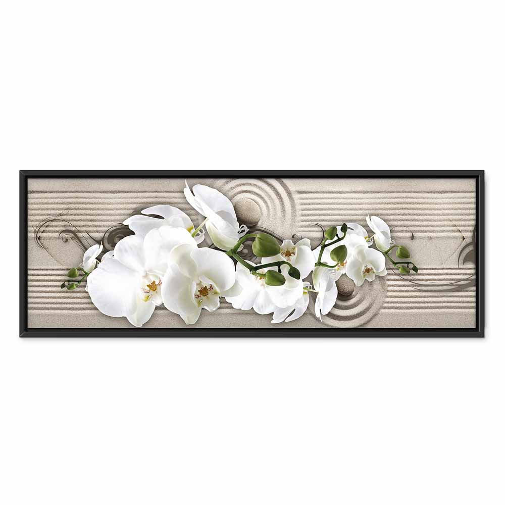 Sand Orchid Abstract Canvas Print