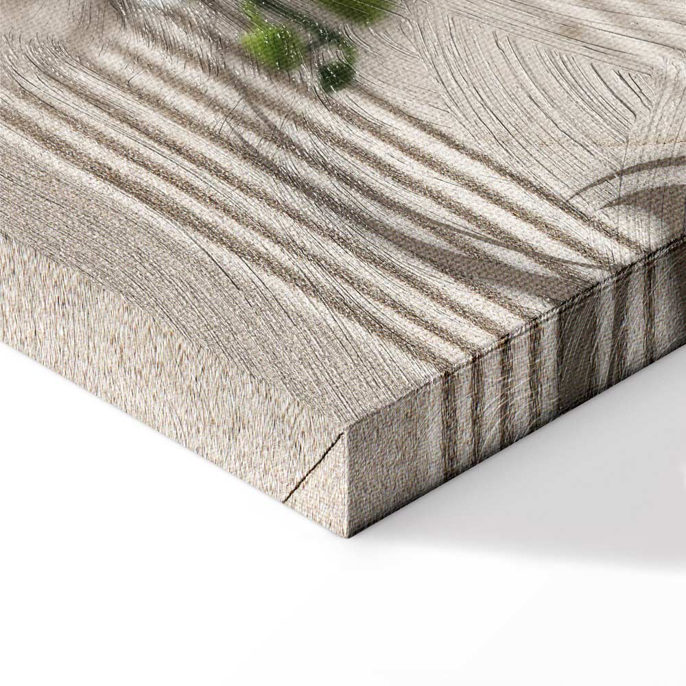 Sand Orchid Abstract Canvas Print