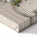 Sand Orchid Abstract Canvas Print