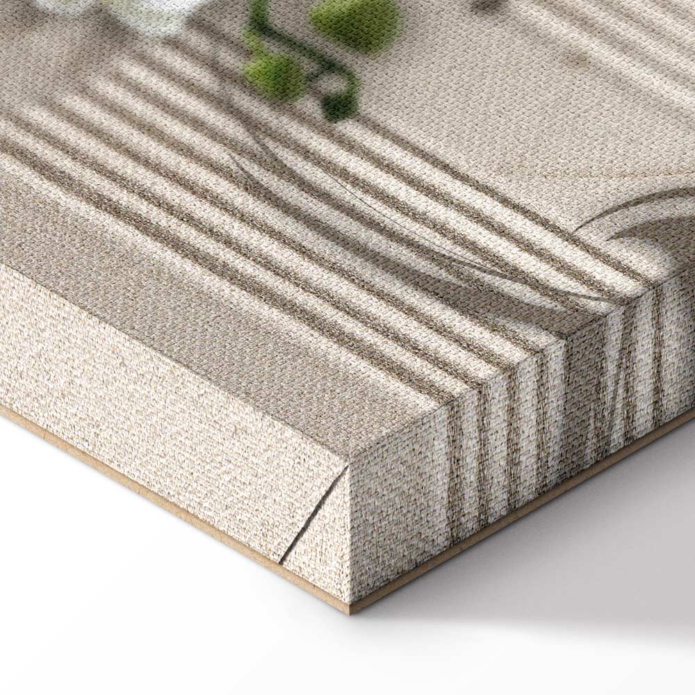 Sand Orchid Abstract Canvas Print