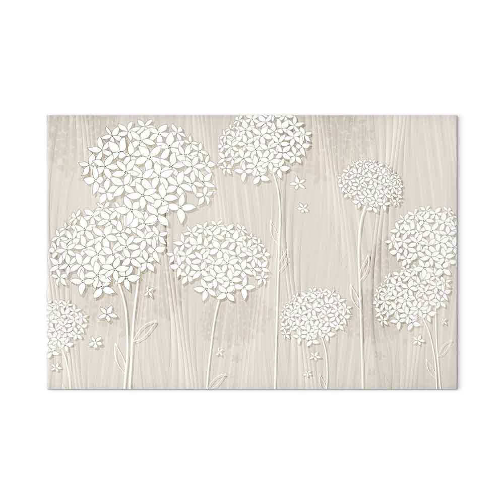 Flowers in the Wind Floral Canvas Print