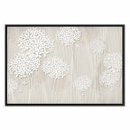 Flowers in the Wind Floral Canvas Print