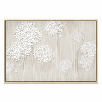 Flowers in the Wind Floral Canvas Print