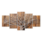 Forest Tree Rings Nature Canvas Print