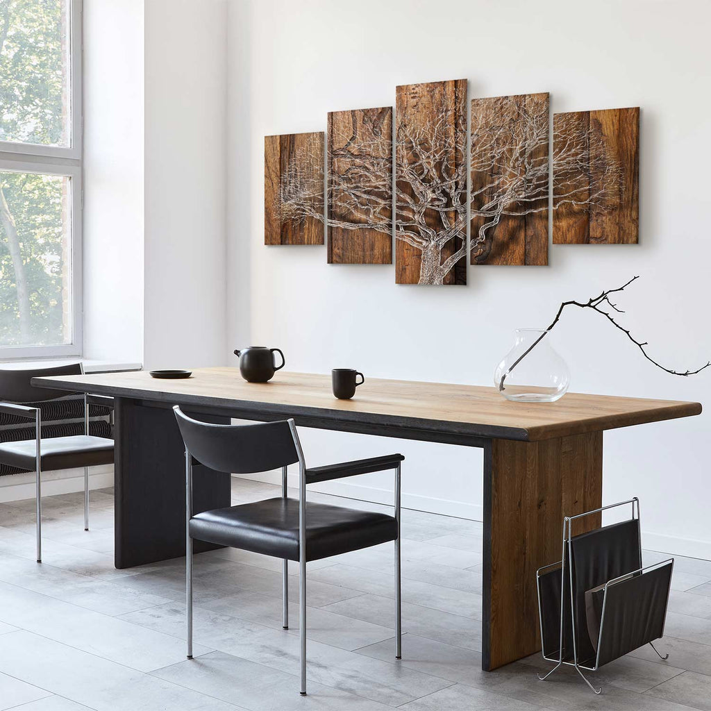 Forest Tree Rings Nature Canvas Print