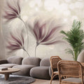 Luminous Morning Floral Wall Mural
