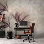 Luminous Morning Floral Wall Mural