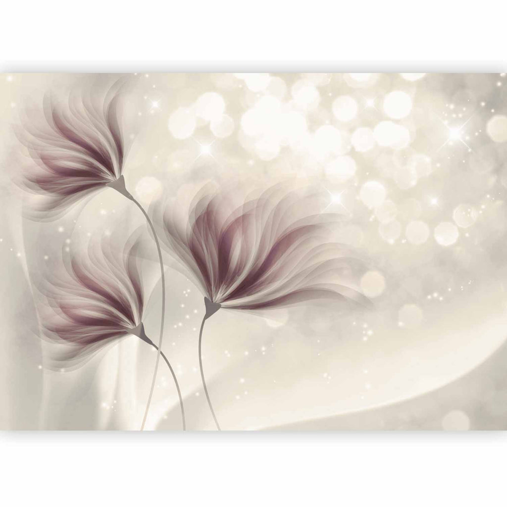 Luminous Morning Floral Wall Mural