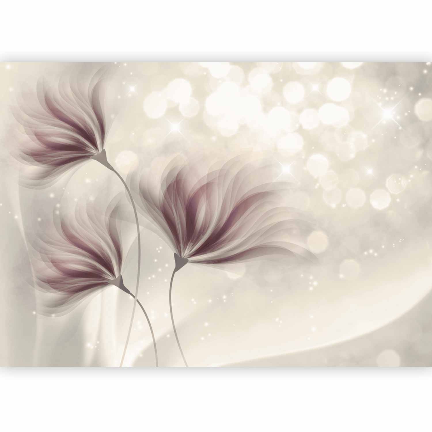 Luminous Morning Floral Wall Mural