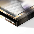 Abstract Floral Lilies Multicolor Canvas Print