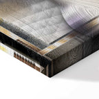 Abstract Floral Lilies Multicolor Canvas Print