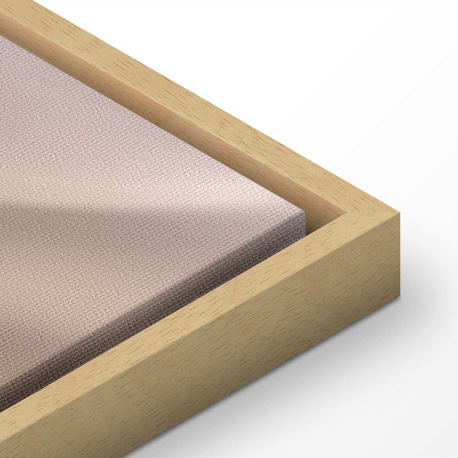 Delicate Feather Water Waves Canvas Print