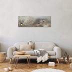 Dandelion Inscriptions Romantic Canvas Print