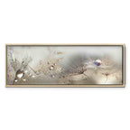 Dandelion Inscriptions Romantic Canvas Print