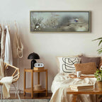 Dandelion Inscriptions Romantic Canvas Print