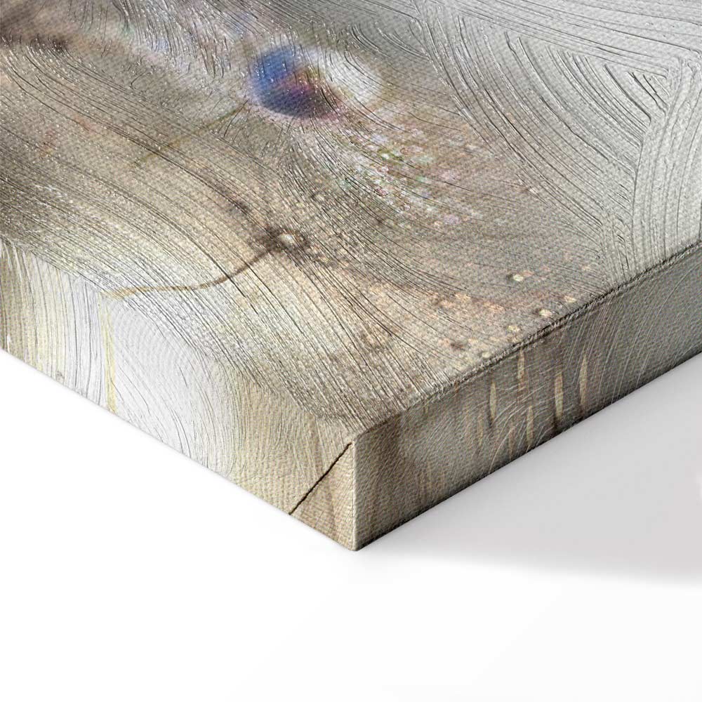 Dandelion Inscriptions Romantic Canvas Print