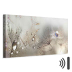 Dandelion Inscriptions Romantic Canvas Print