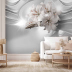 3D Lilies Tunnel Wall Mural