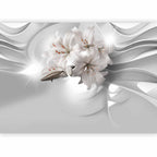 3D Lilies Tunnel Wall Mural
