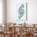 Floral Planet Nature Vertical Canvas Print