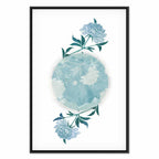 Floral Planet Nature Vertical Canvas Print