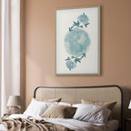 Floral Planet Nature Vertical Canvas Print