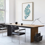 Floral Planet Nature Vertical Canvas Print