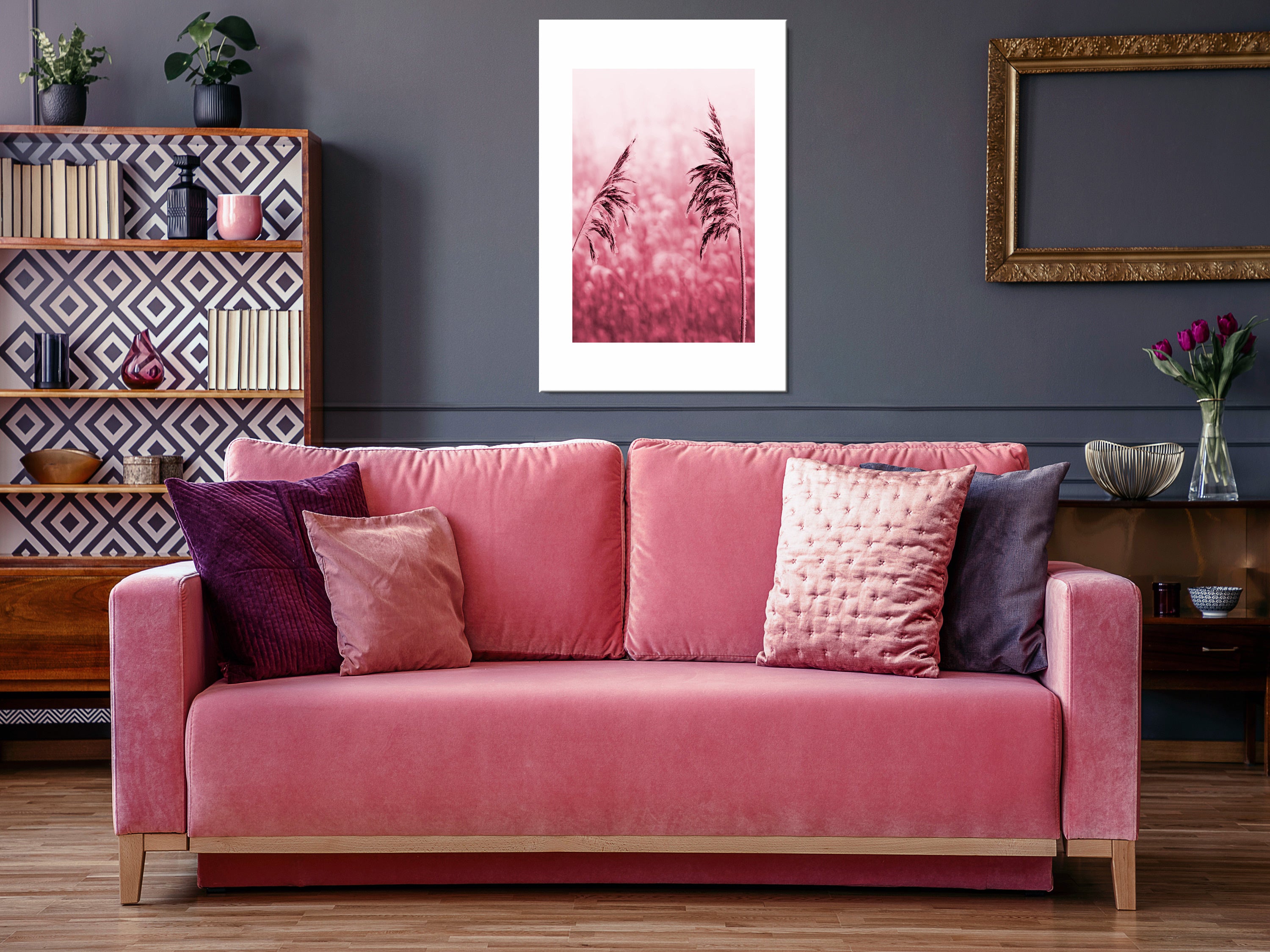 Canvas Print Ruby Stalk Vertical