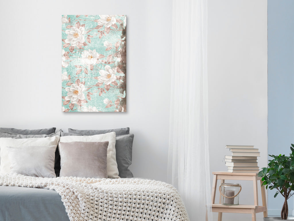 Canvas Print Roman Flowers Vertical 1 Part