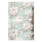 Roman Flowers Textured Vertical Canvas Print