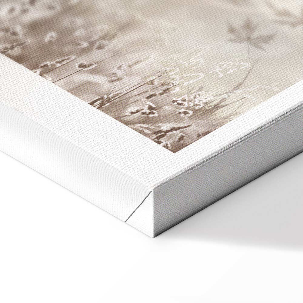 Sky Flare Fields Vertical Canvas Print