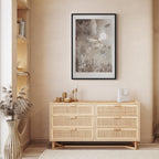 Sky Flare Fields Vertical Canvas Print