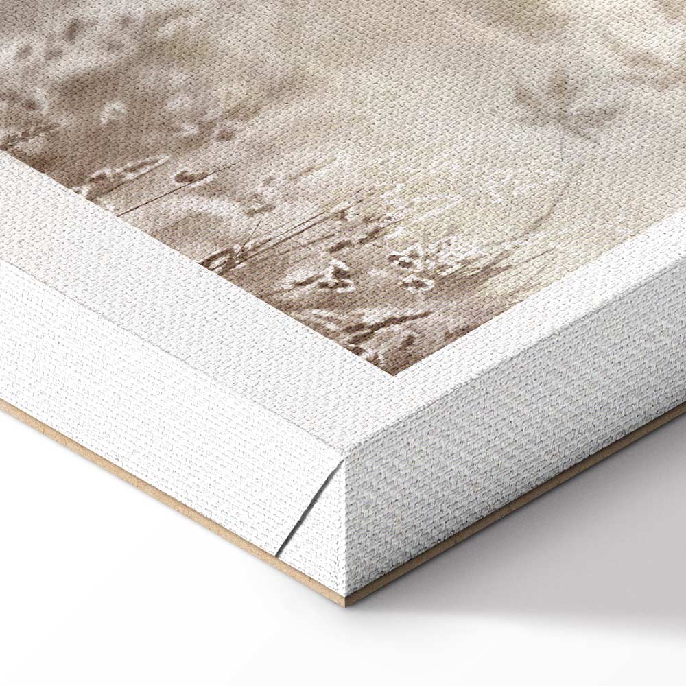 Sky Flare Fields Vertical Canvas Print