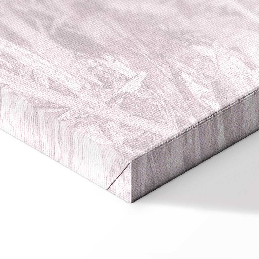 Floral Texture Vertical Canvas Print